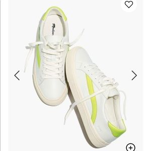 Madewell sidewalk low-top sneakers in leather